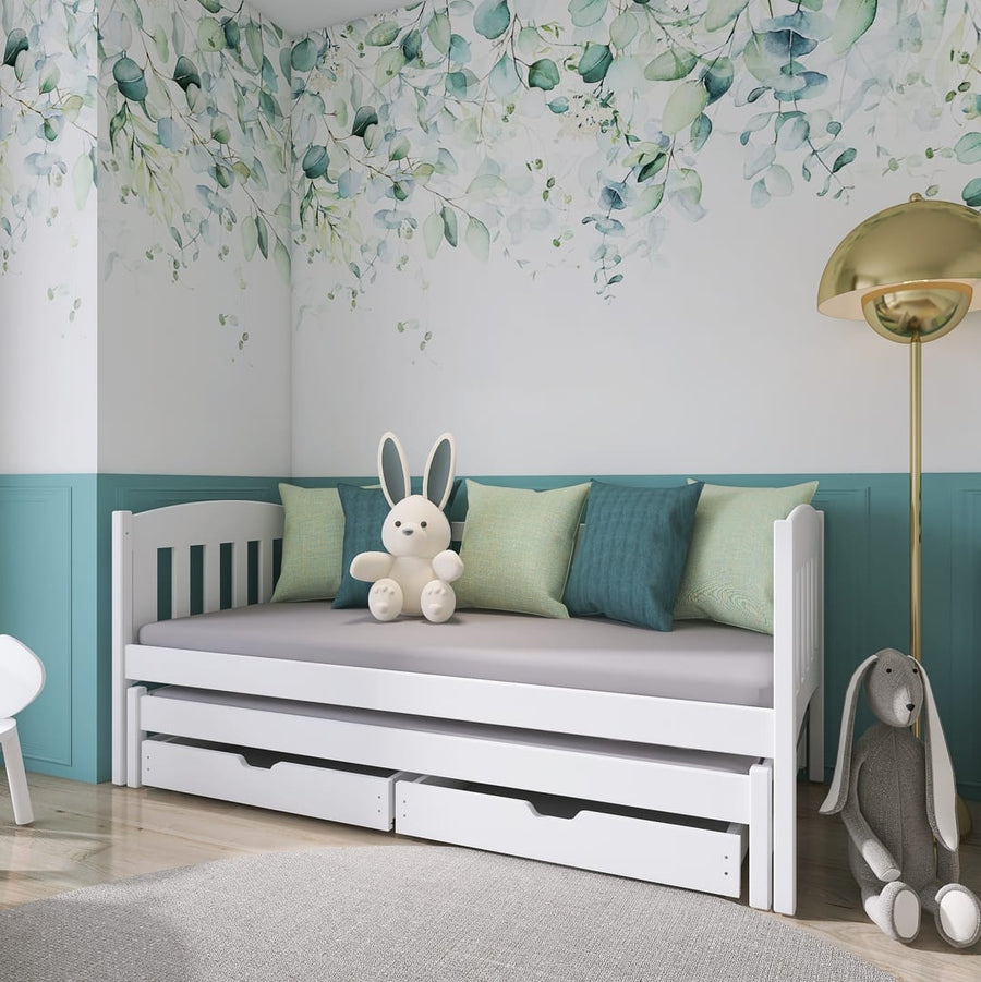 Amelka Double Bed with Trundle