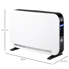 HOMCOM Three-Mode Modern Slimline Heater, 7-35℃ Temperature