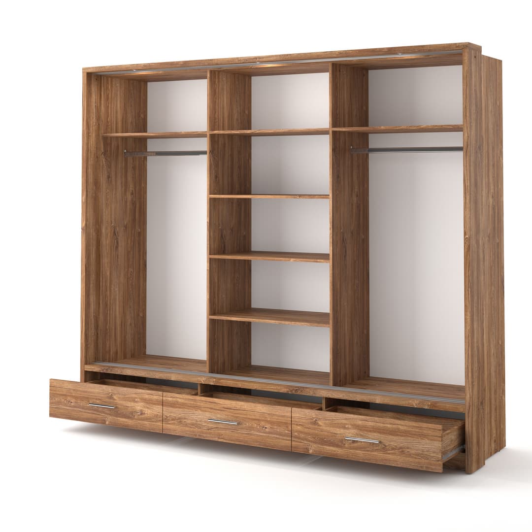 Arti 1 - 3 Sliding Door Wardrobe 250cm