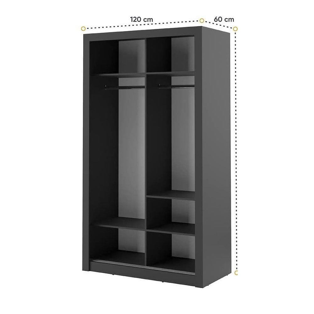 Arti 6 - 2 Sliding Door Wardrobe 120cm - product image 6