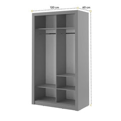 Arti 19 - 2 Sliding Door Wardrobe 120cm - product image 4