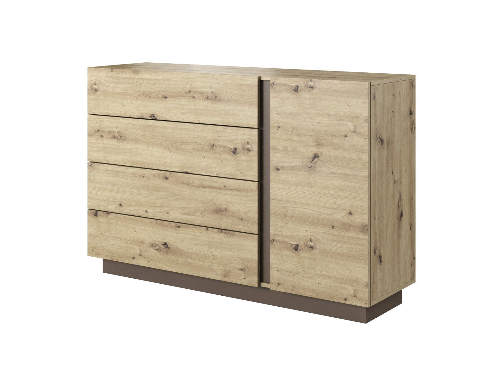 Chest of Drawers D4S ARCO Oak Artisan / Grey