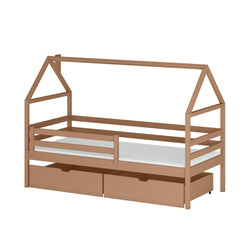 Wooden Single Bed Aaron With Storage