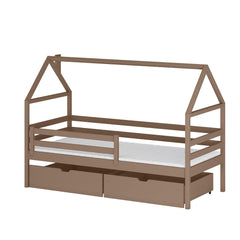 Wooden Single Bed Aaron With Storage