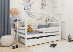 Wooden Single Bed Aaron With Storage