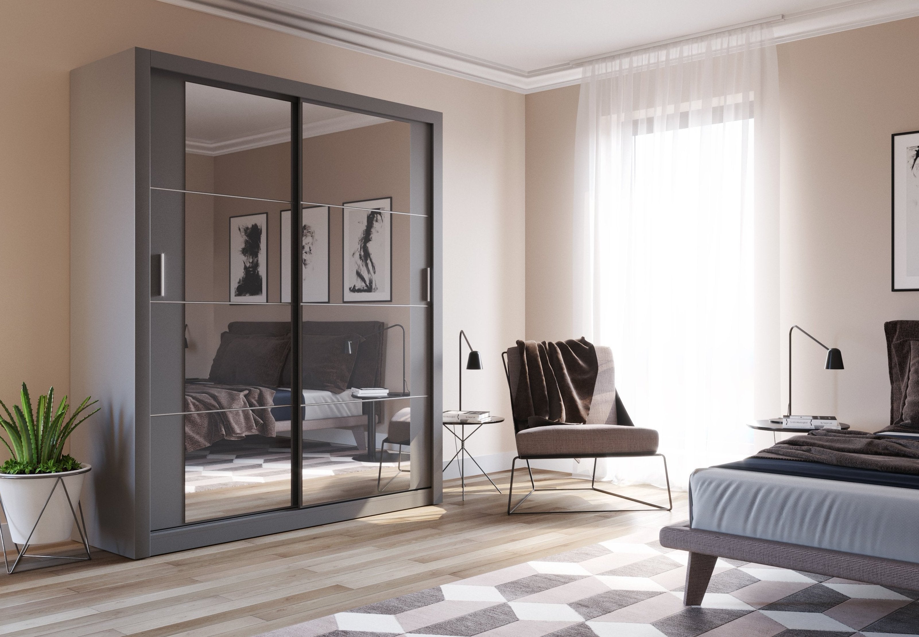 Arti AR-03 Sliding Door Wardrobe 181cm