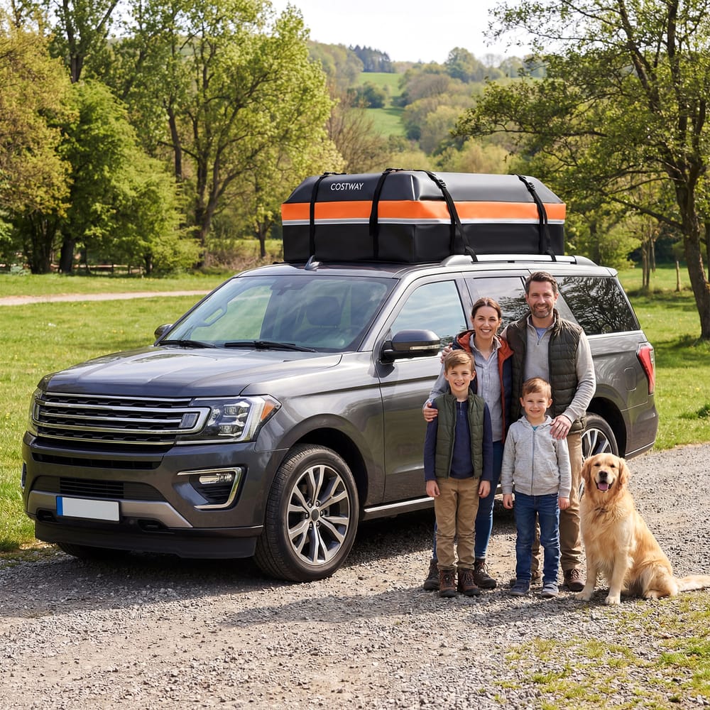 Car Rooftop Cargo Carrier Waterproof Heavy-Duty PVC Roof Bag Storage product image