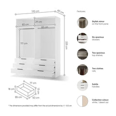 Avera AV-01 Hinged Door Wardrobe 170cm - product image 9