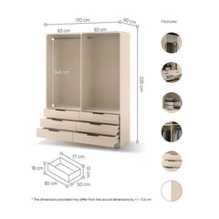 Avera AV-01 Hinged Door Wardrobe 170cm - product image 21