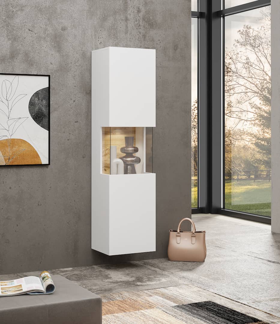 Ava 05 Tall Display Cabinet 36cm