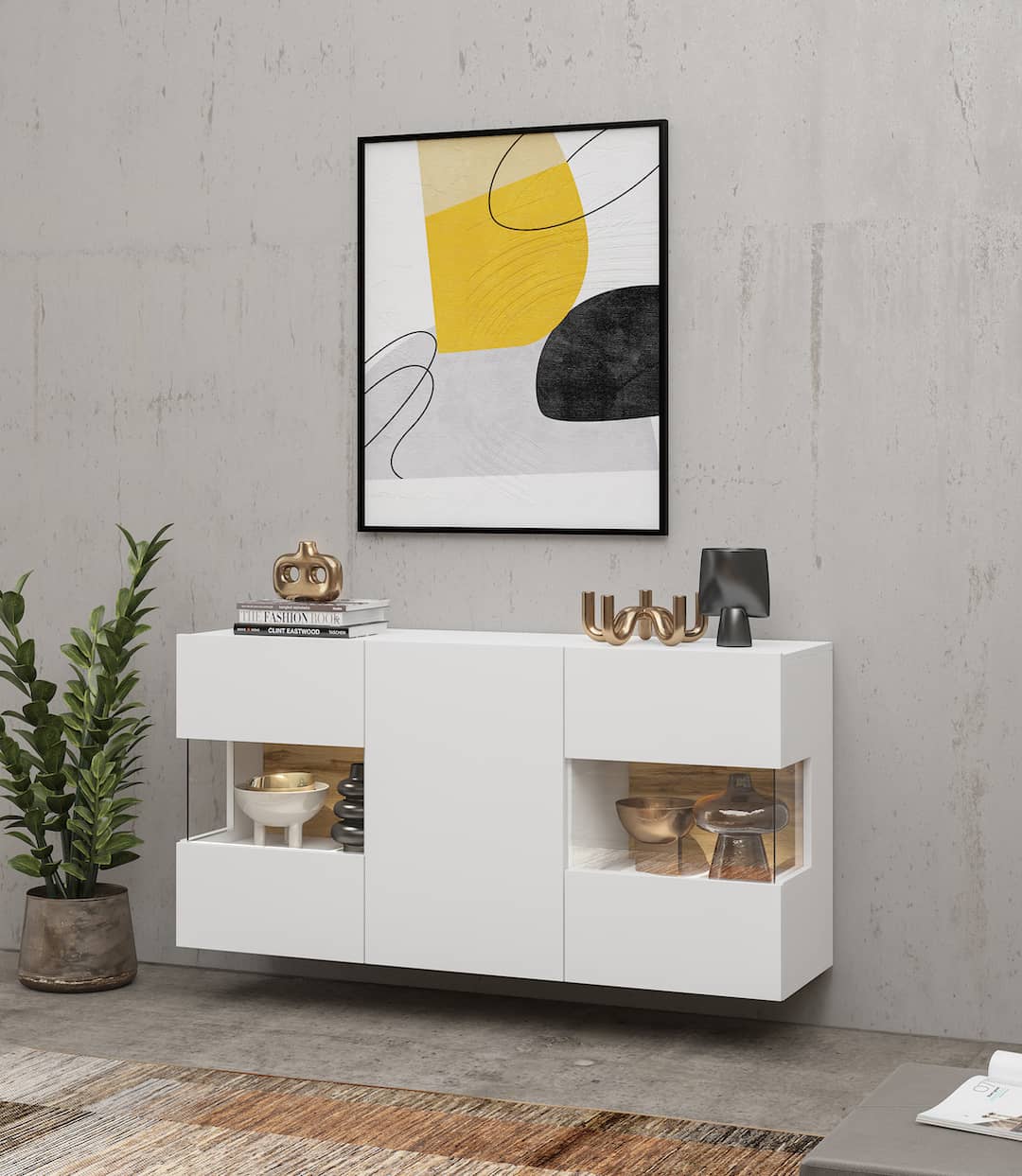 Ava 25 Display Sideboard Cabinet 120cm - product image 12