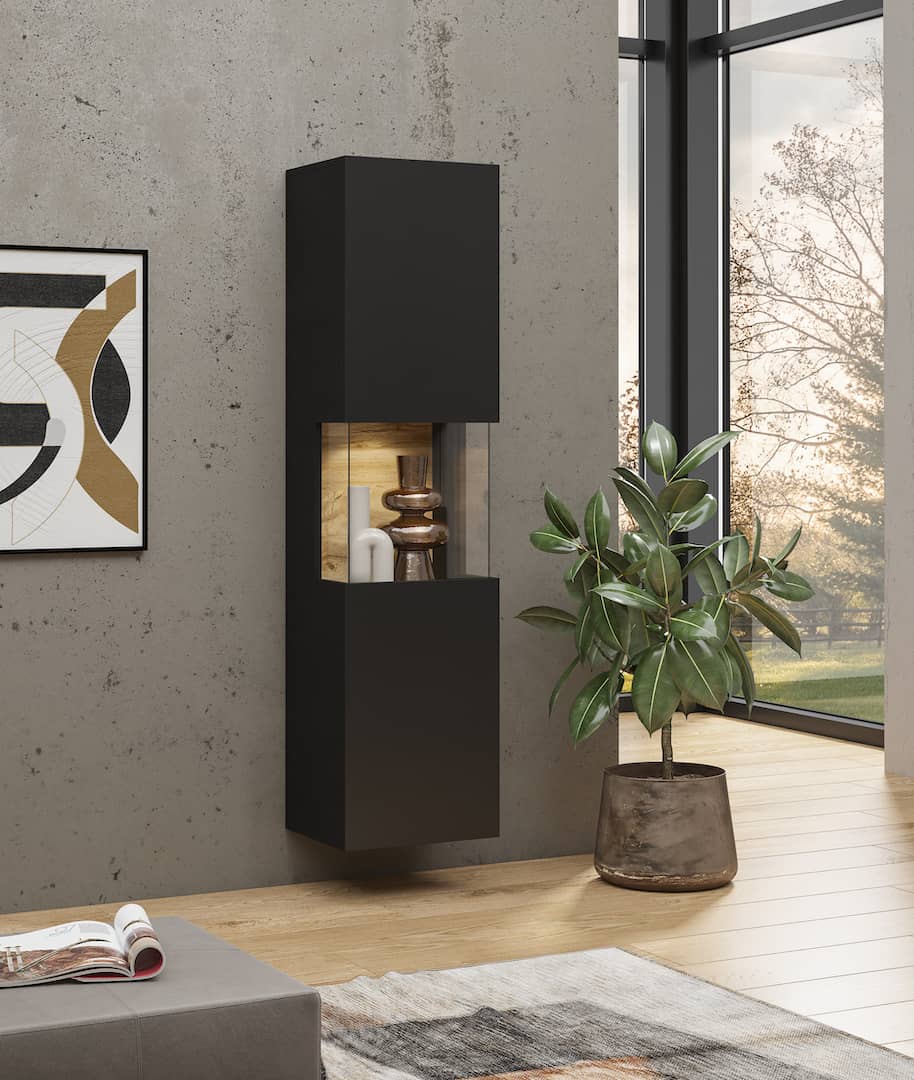 Ava 05 Tall Display Cabinet 36cm