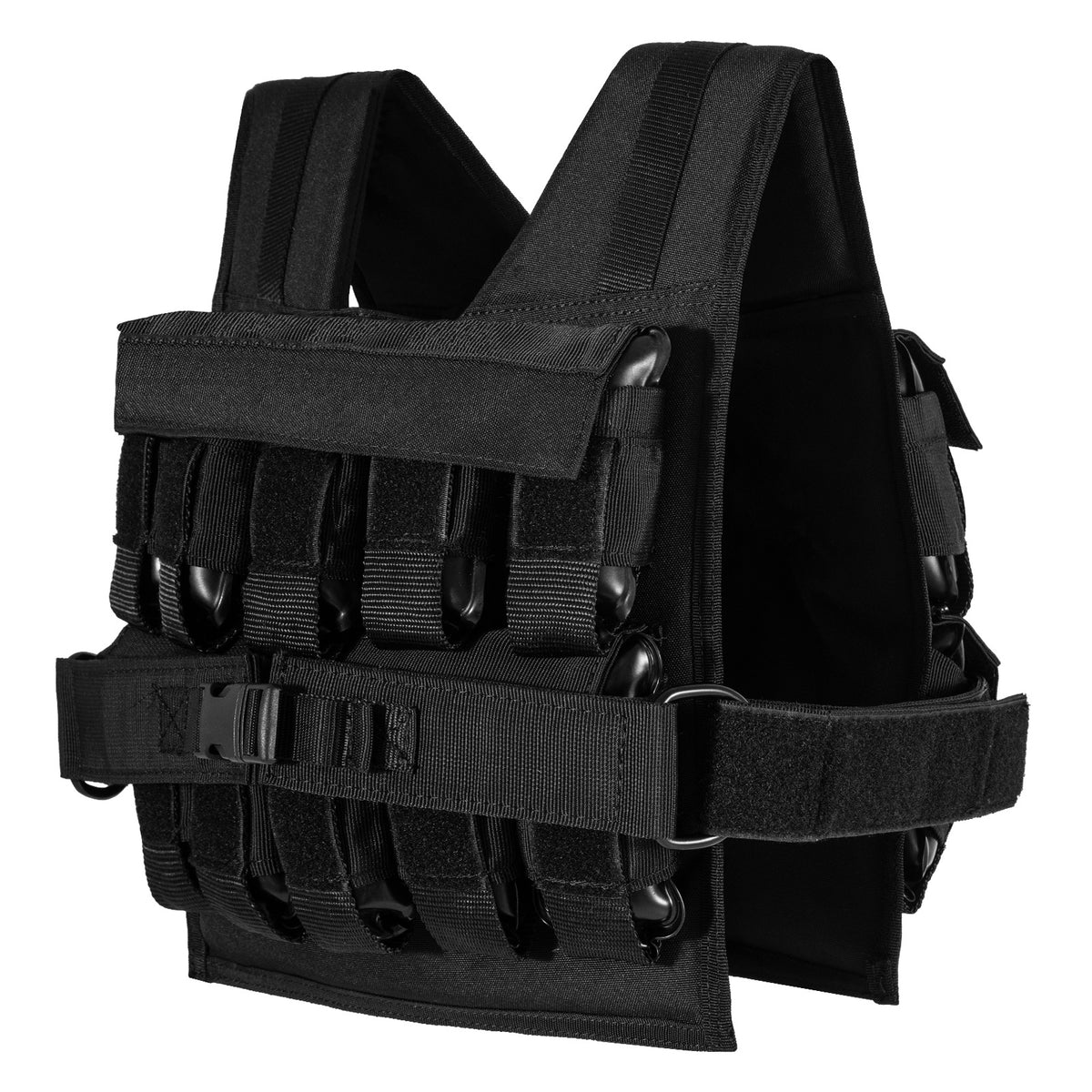 Adjustable Weighted Vest for Men and Women 20 Kg Weight Vest-Black