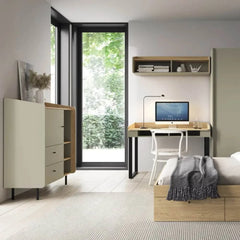 Alessio AE1 Hinged Door Wardrobe 145cm, image 8