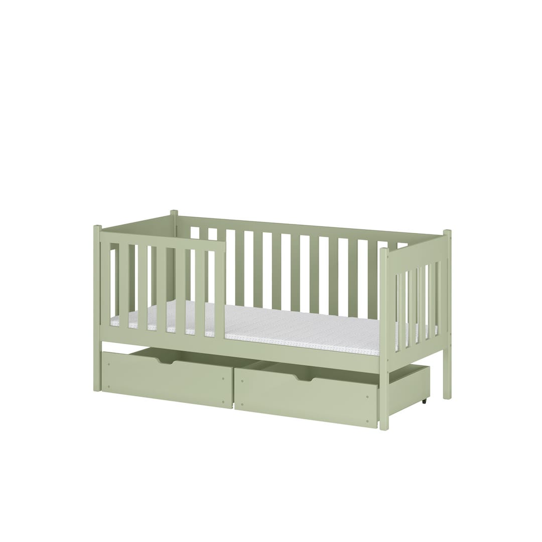 Wooden Single Bed Alicia With Storage