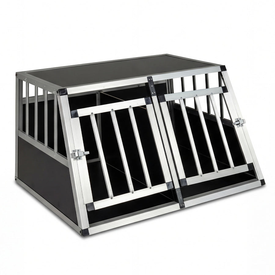 Aluminum Dog Transport Box with Lockable Door