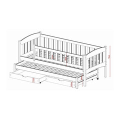 Amelka Double Bed with Trundle - product image 13
