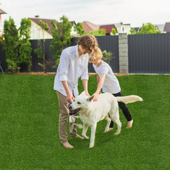 Artificial Grass Turf Dog Grass Mat Potty Training Rug with Drainage Holes-S
