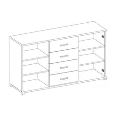 Bari Sideboard Cabinet 135cm - product image 2