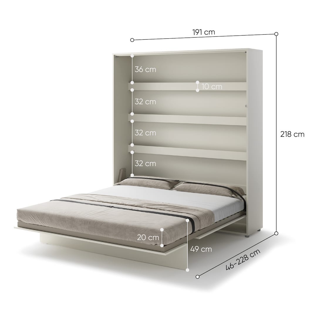 BC-13 Vertical Wall Bed Concept 180cm