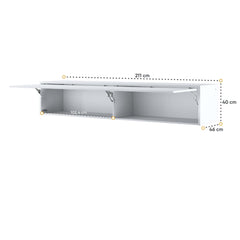 BC-15 Over Bed Unit for Horizontal Wall Bed Concept 160cm