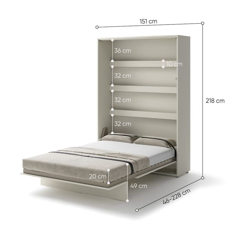 BC-01 Vertical Wall Bed Concept 140cm