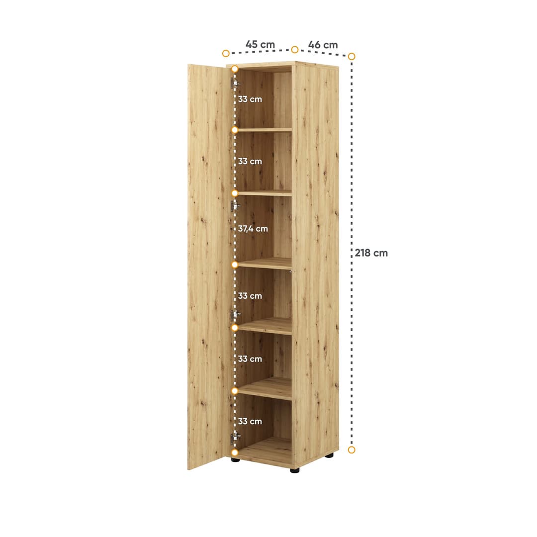 Bed Concept BC-21 Tall Storage Cabinet 45cm - product image 8