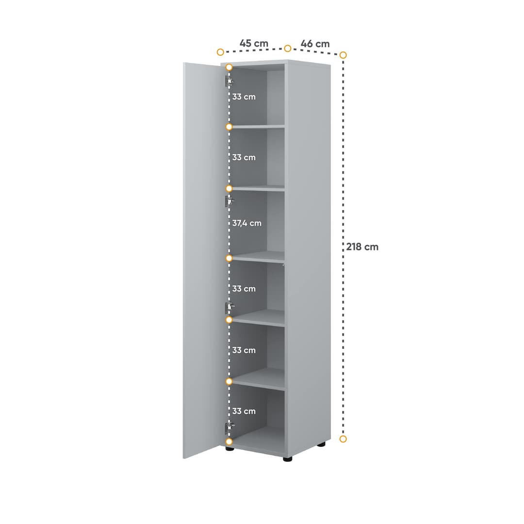 Bed Concept BC-21 Tall Storage Cabinet 45cm - product image 10