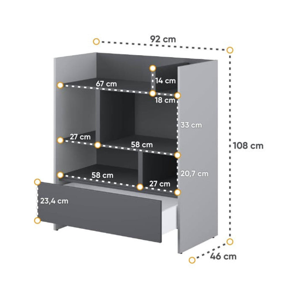 Bed Concept BC-25 Sideboard Cabinet 92cm - product image 12