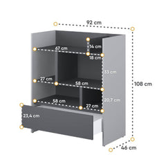 Bed Concept BC-25 Sideboard Cabinet 92cm - product image 12