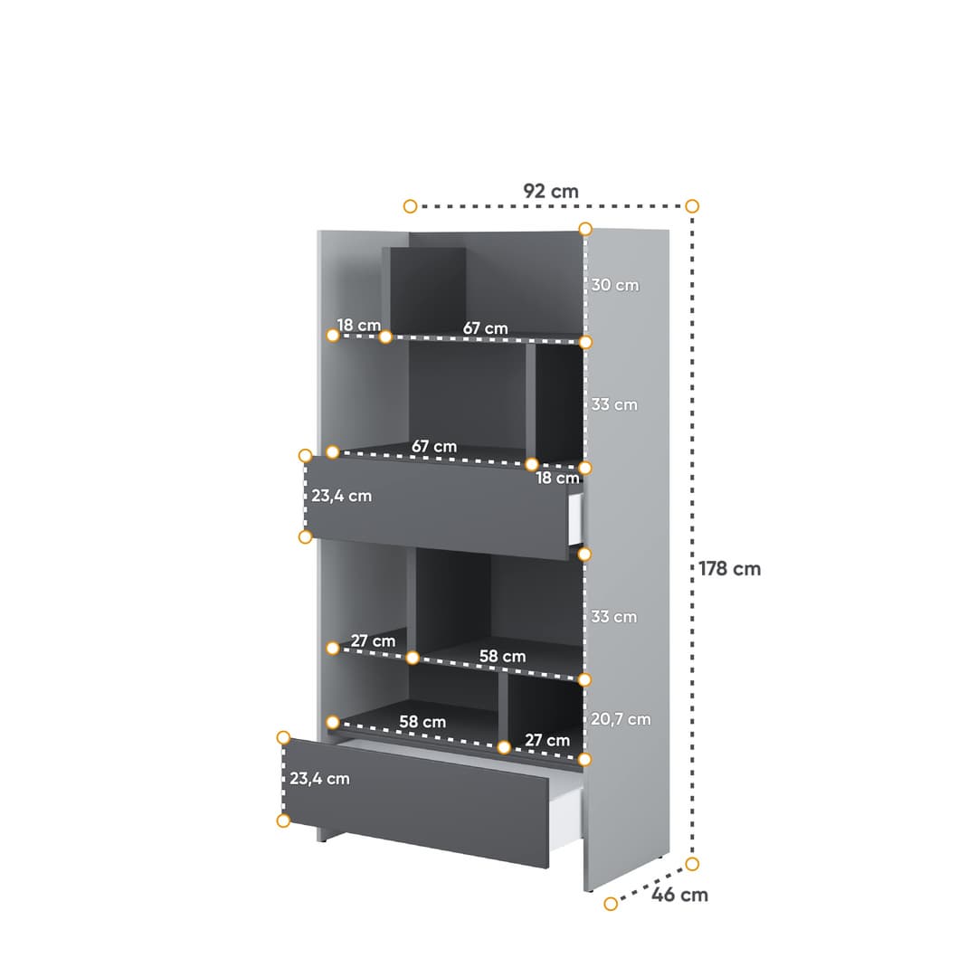 Bed Concept BC-28 Sideboard Cabinet 92cm - product image 12