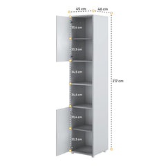 BC-08 Tall Storage Cabinet for Vertical Wall Bed Concept