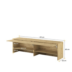 BC-09 Over Bed Unit for Horizontal Wall Bed Concept 140cm
