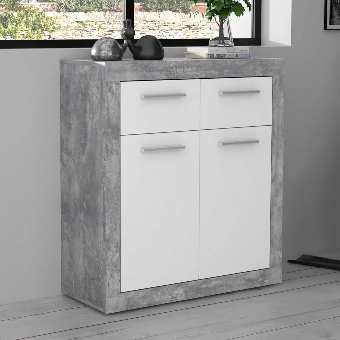 Baccio Sideboard Cabinet 83cm in Grey, image 8