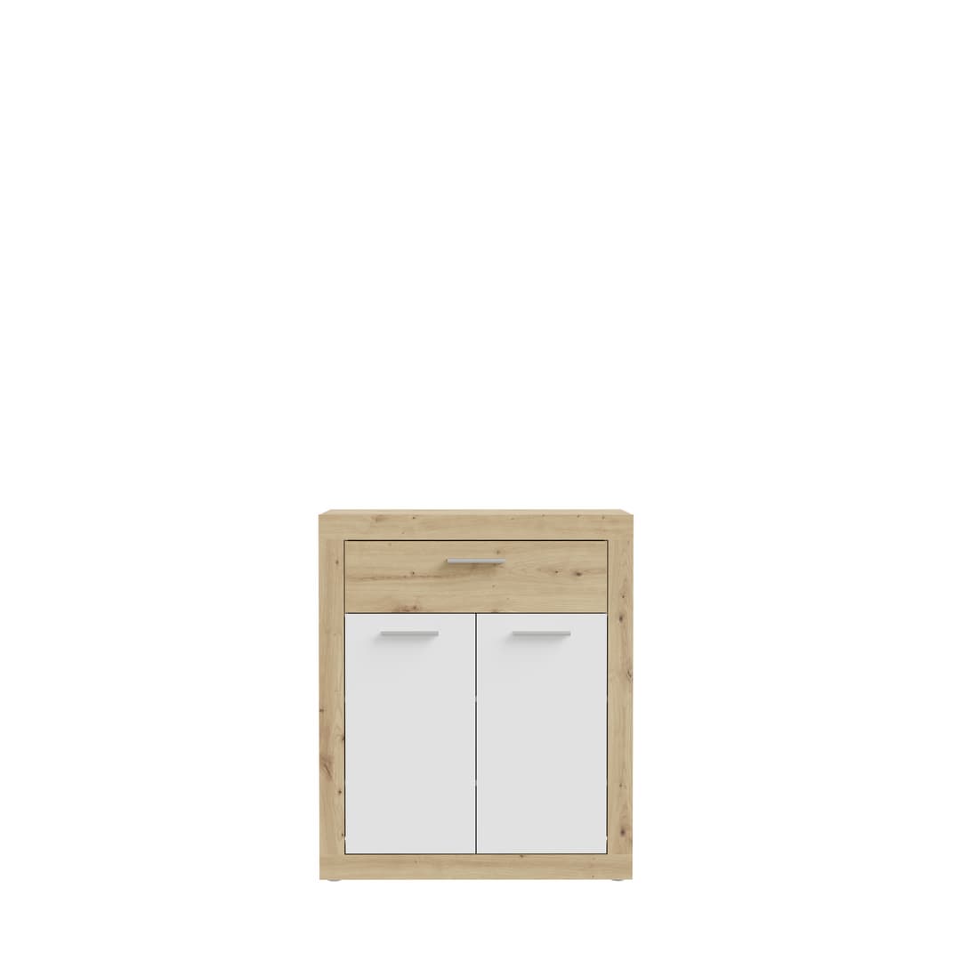 Baccio Shoe Cabinet 83cm in Oak Artisan, image 4