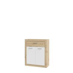 Baccio Shoe Cabinet 83cm in Oak Artisan, image 6