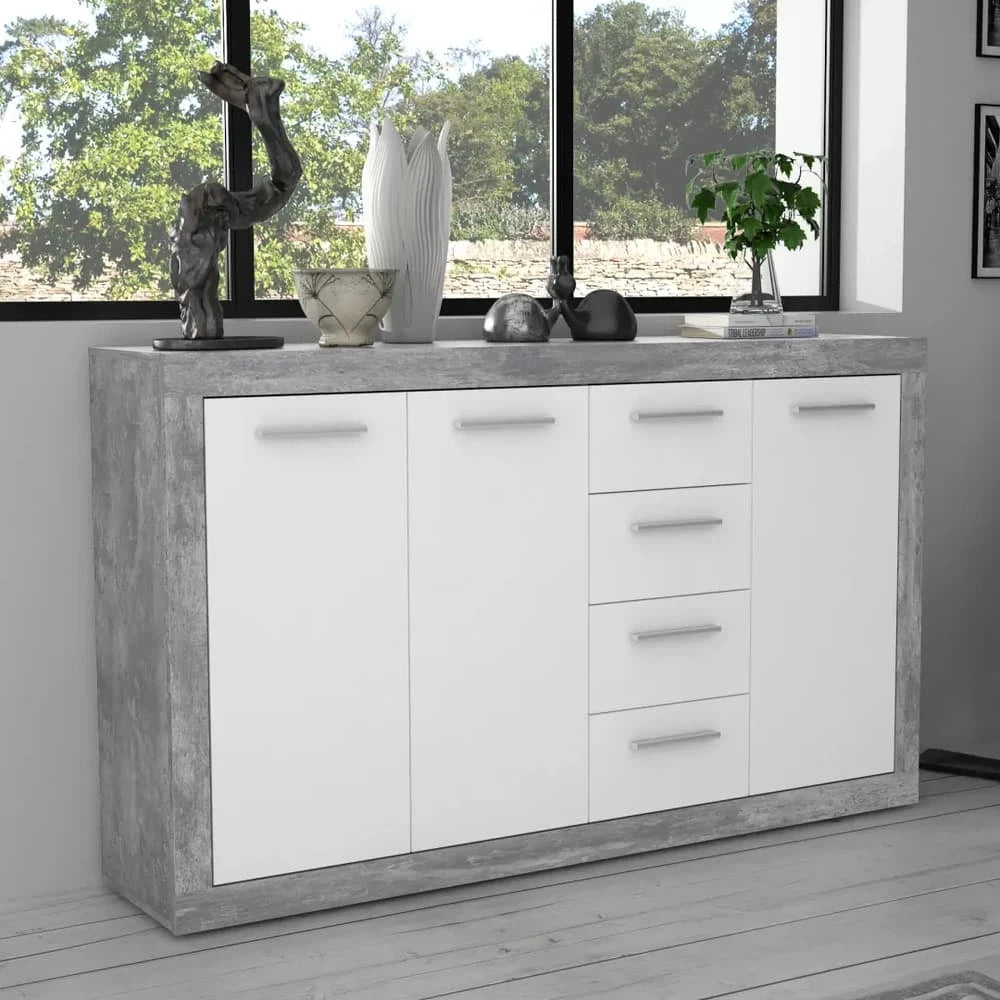 Baccio Sideboard Cabinet 152cm in Grey, image 7