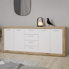 Baccio Sideboard Cabinet 197cm in Oak Artisan