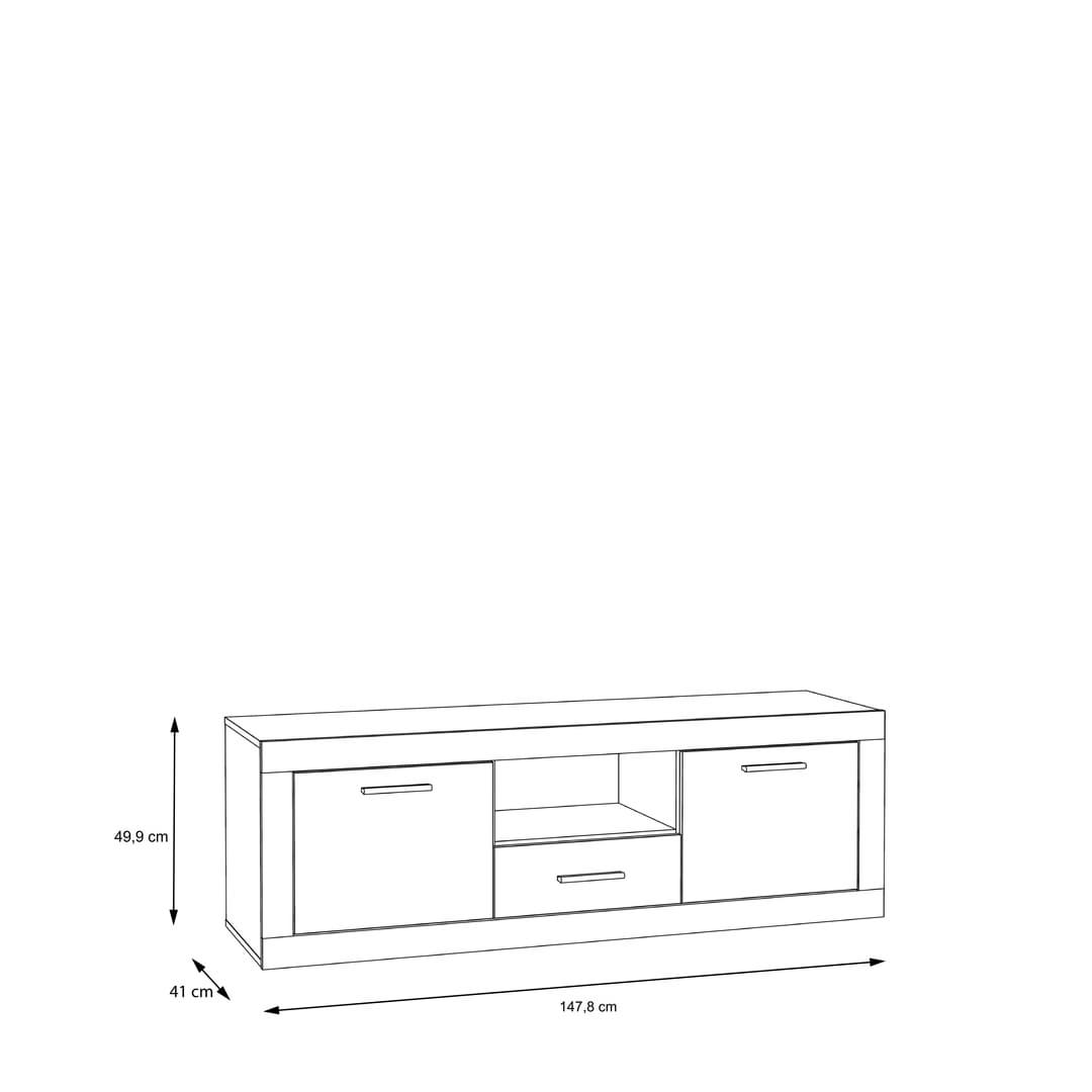 Baccio TV Cabinet 148cm, image 6