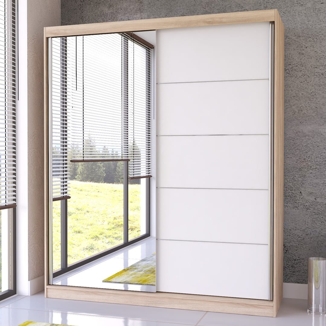 Bella 03 Sliding Door Wardrobe 183cm