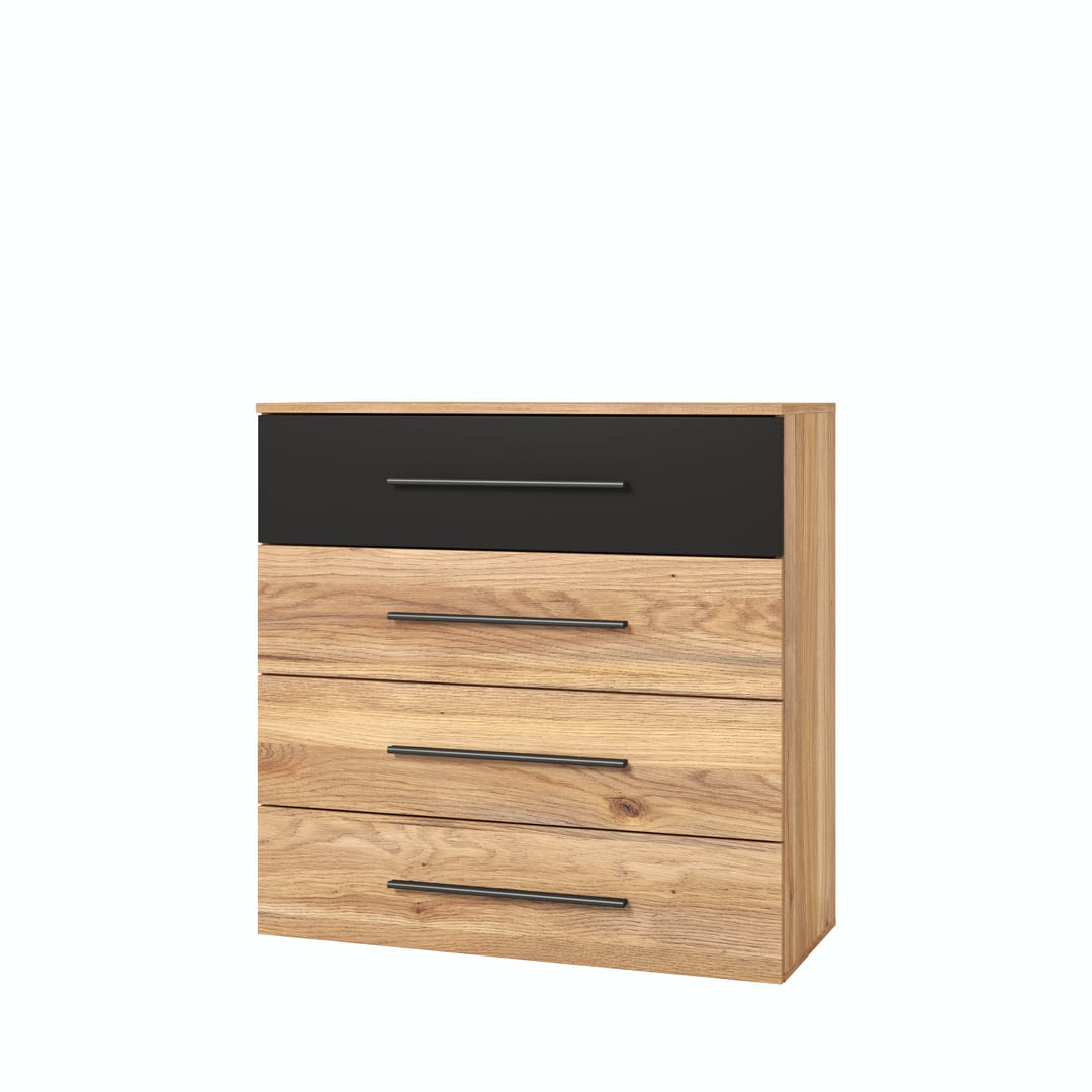 Beta Chest Of Drawers 91cm [Oak Mauvella]