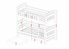 Blanka Bunk Bed with Trundle and Storage - product image 24