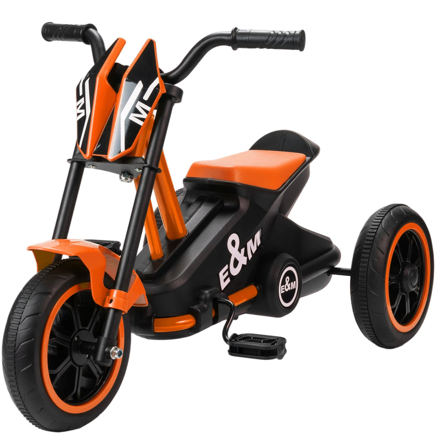 AIYAPLAY Kids Tricycle Baby Trike, Kids Trike with Pedal, 3 Wheel Toddler Balance Bike for Indoor Outdoor Use, Orange