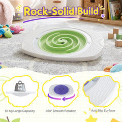 Balance Board for Kids with 3 Maze Discs and 2 Balls