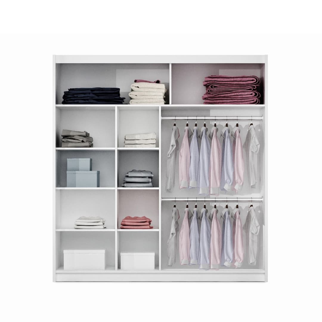 Batumi Sliding Door Wardrobe 203cm, image 3