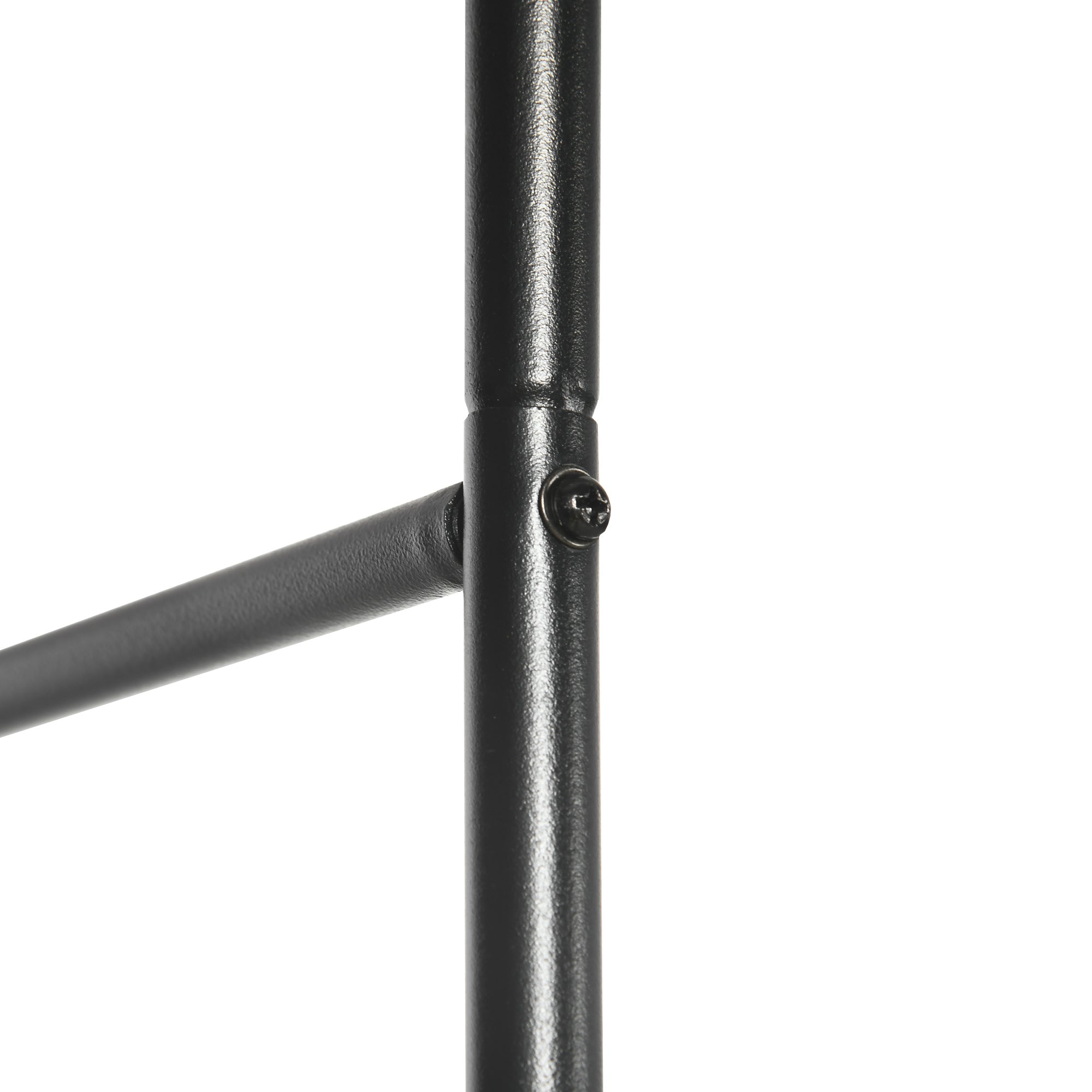 Outsunny Outdoor Garden Arch, Metal Garden Arbor for Climbing Plants, Roses, Vines, Wedding Arch for Outdoor, 140L x 40W x 240H cm, Black