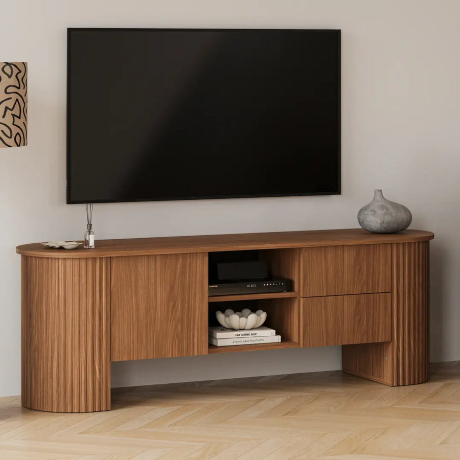 Cavo TV Cabinet 180cm in Oak Walnut