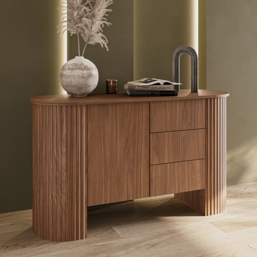 Cavo Chest Of Drawers 139cm in Oak Walnut