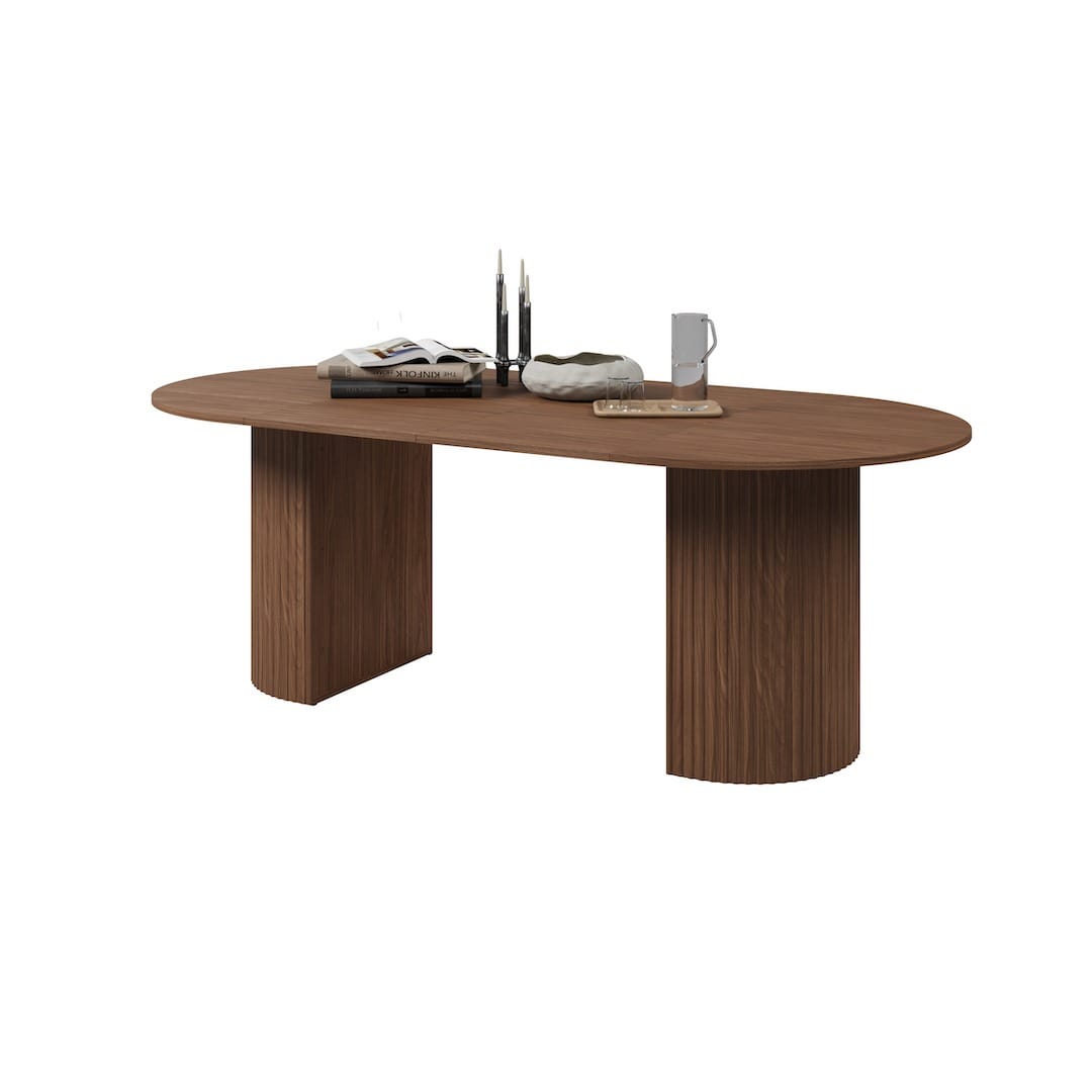 Cavo Extending Dining Table 120cm in Oak Walnut, image 12