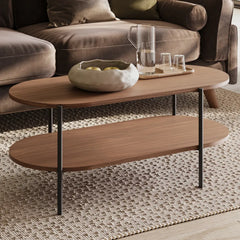 Cavo Coffee Table 110cm in Oak Walnut